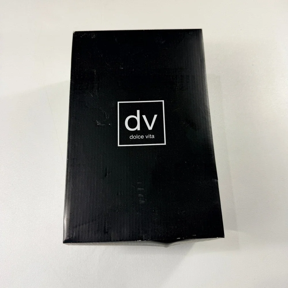 DV Dolce Vita Joque Mesh Jogger Sneakers White Black Womens Size 10 NEW